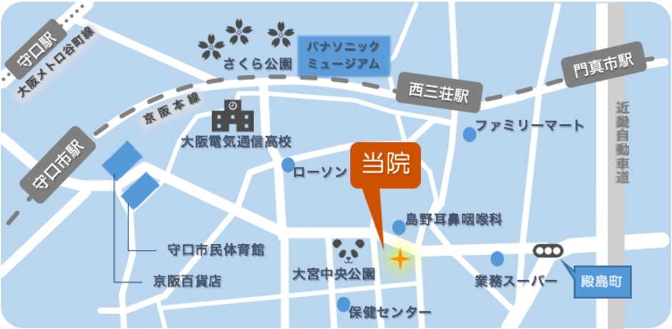 ア ク セ スの写真(大阪府守口市)